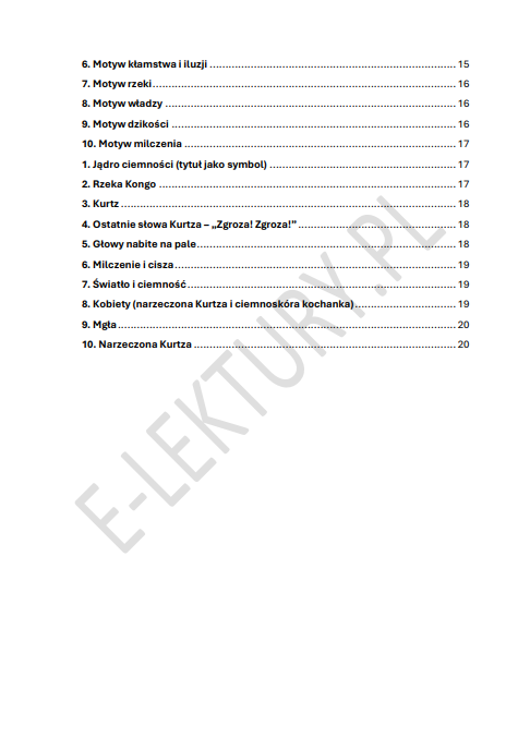 Podgląd Jądro ciemności