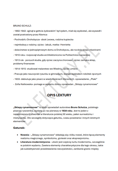 Podgląd Sklepy cynamonowe