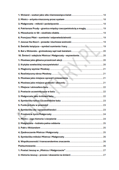Podgląd Mistrz i Małgorzata